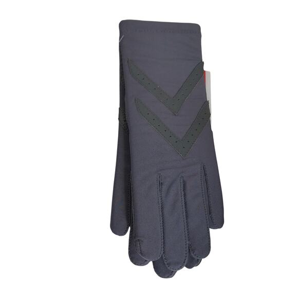 Vintage Isotoner Womens Grey Warm Lined Gloves One Size Fits 6-8 New - Picture 7 of 7